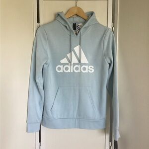 NWT Adidas hoodie sweatshirt Sz S light blue women’s athletic golf NEW